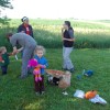 Just about done with the donuts and about to pack up camp